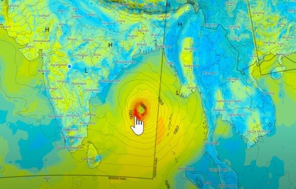 Deep depression intensified into cyclonic storm Mocha