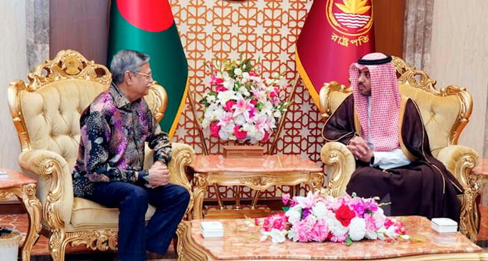 Saudi envoy calls on President