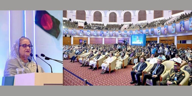 Bangladesh believes in peace, not in conflict: PM