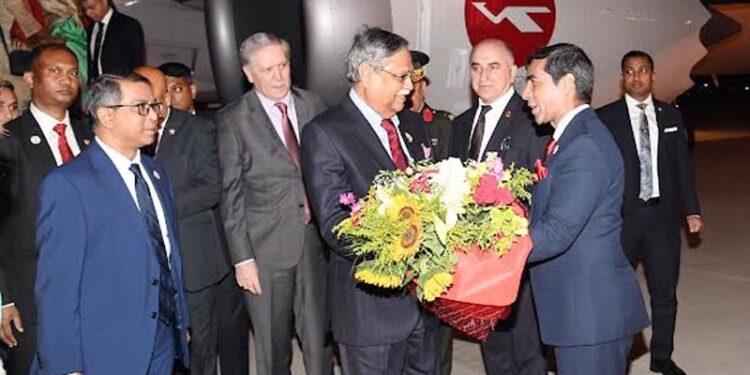 President reaches Turkey to attend Erdogan’s installation ceremony