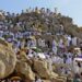 As temperatures climb, pilgrims ascend Mount Arafat for hajj climax