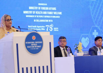 PM urges int’l community to work together to achieve public health goals