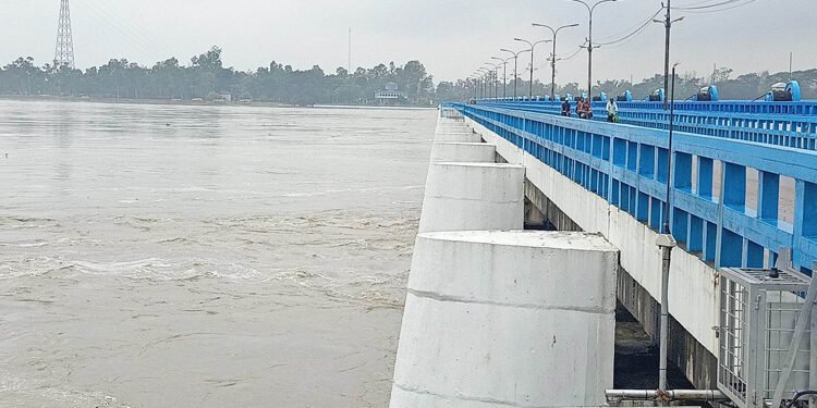 Teesta water is 19 cm above the danger limit