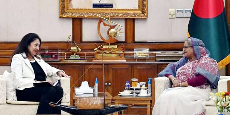 Uzra Jaya met the Prime Minister
