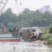 Drowning water bus rescued in Buriganga