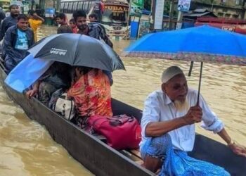 Millions of people in Chittagong and Bandarban are trapped in water, several people died, road communication was disrupted