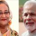 Sheikh Hasina is sitting in a meeting with Modi