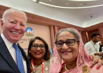 Saima Wazed describes chats with Biden during exclusive photo session