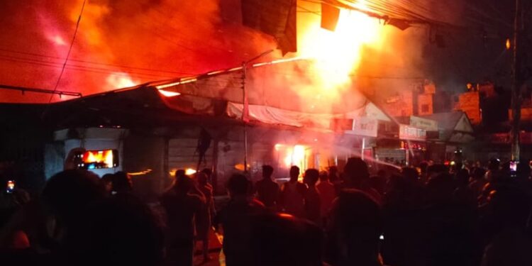 Fire at Mohammadpur Krishi Market under control
