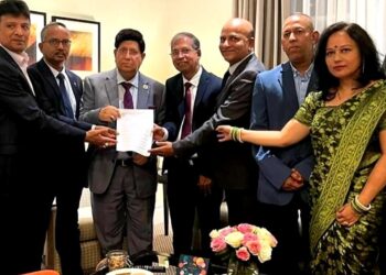 Leaders of Bangladesh Hindu Association, UK, Meet Foreign Minister Dr. Momen in London