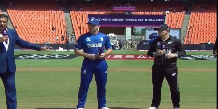 New Zealand won the toss and fielded in the first match of the World Cup