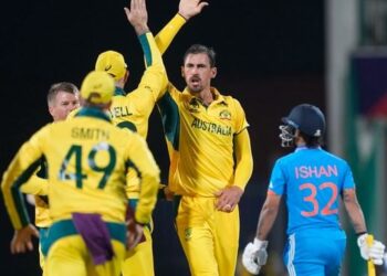 India v Australia World Cup scoreboard