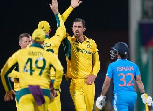 India v Australia World Cup scoreboard