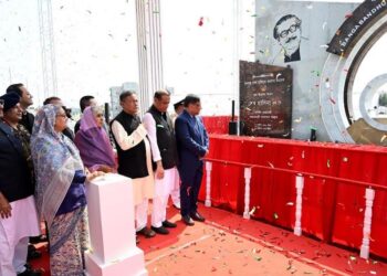 PM opens first ever underwater tunnel in Bangladesh