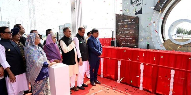PM opens first ever underwater tunnel in Bangladesh