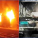 Fire in 12 cars including trains across the country after the schedule