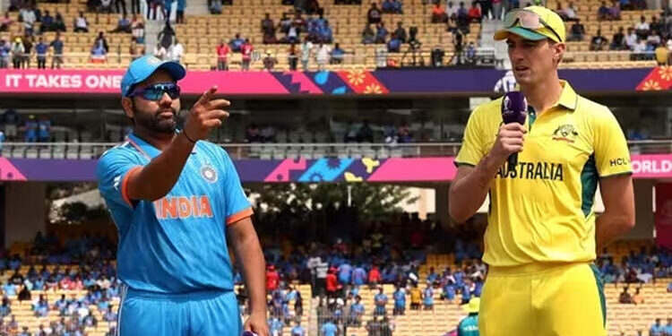Australia won the toss and sent India into bat