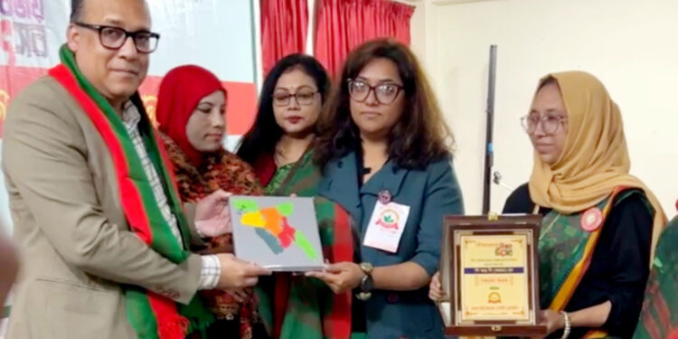 People’s Relief Committee (PRC) of Kolkata receives Bangladesh Liberation War Award