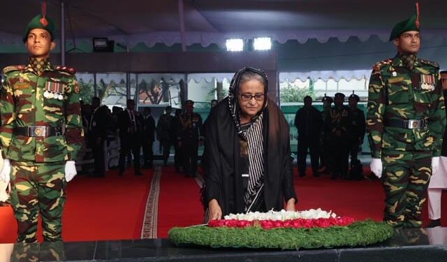 PM pays glowing tributes to Bangabandhu, martyred intellectuals