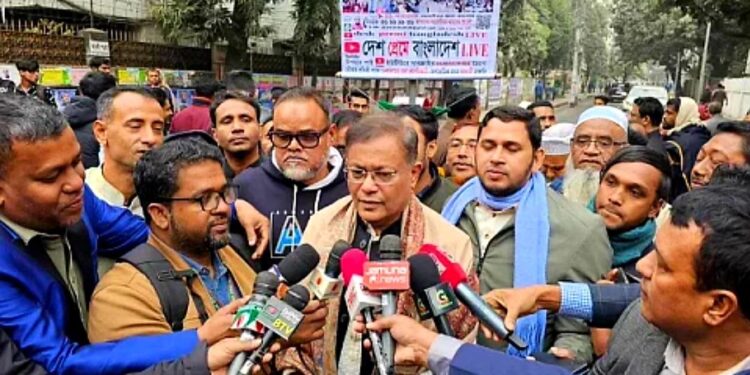 US, other envoys greeted new govt, claims foreign minister Hasan Mahmud