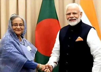 Indian Prime Minister Narendra Modi congratulates Sheikh Hasina