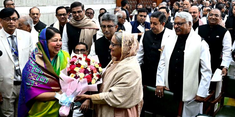 Newly-elected MPs take oath in  Bangladesh parliament