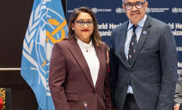 WHO DG congratulates Saima Wazed