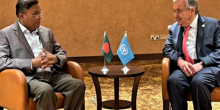 UN secretary general lauds Sheikh Hasina’s leadership
