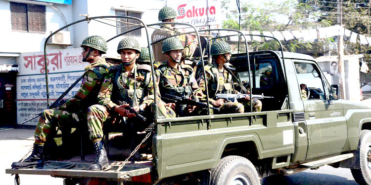 Armed forces are entering the field from Wednesday