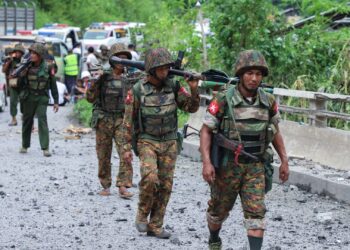 Myanmar rebel group claims control of town bordering India, Bangladesh
