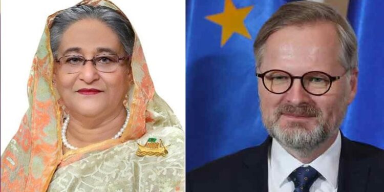 Czech premier greets Sheikh Hasina on reelection as PM