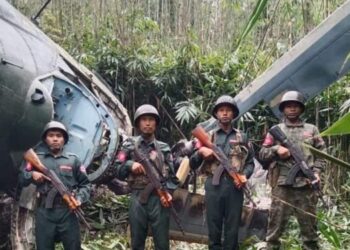 Arakan Army Says It Shot Down Myanmar Junta Helicopter in Chin State