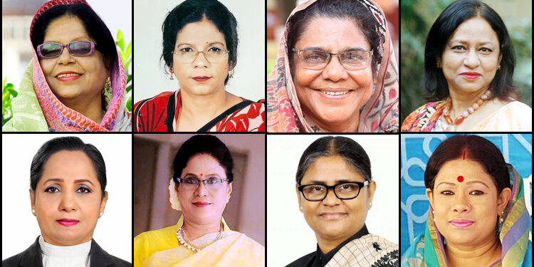 Those who are ahead in the race for reserved women’s seats in Parliament