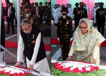 Bangladesh Prez, PM pay homage to Bangabandhu at Tungipara