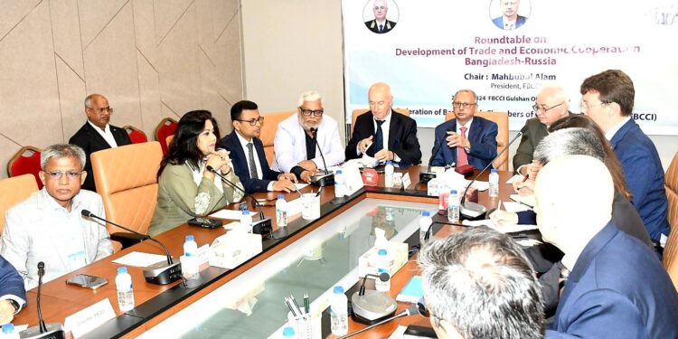 FBCCI Eager to Boost Trade Between Bangladesh and Russia