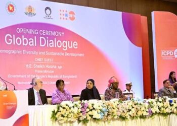 B’Desh PM Hasina opens 2 day Global Dialogue on Demographic Diversity