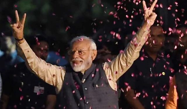 Modi celebrates victory in India vote, but falls short of landslide