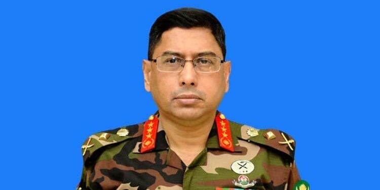 The new army chief is Waqar-uz-Zaman