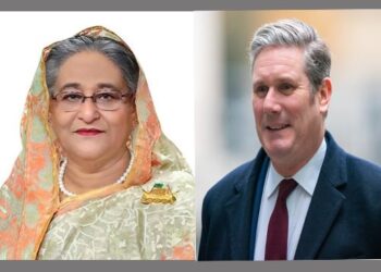 Bangladesh PM Hasina  greets new British Premier Keir Starmer