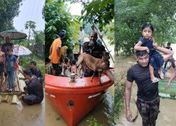 13 dead, over 44 lakh people affected across 11 districts in ongoing floods