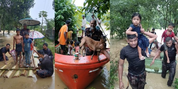 13 dead, over 44 lakh people affected across 11 districts in ongoing floods