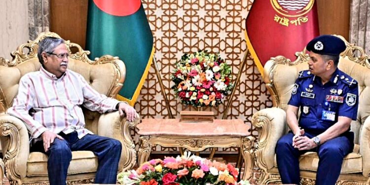 Newly appointed IGP of Police meets the President