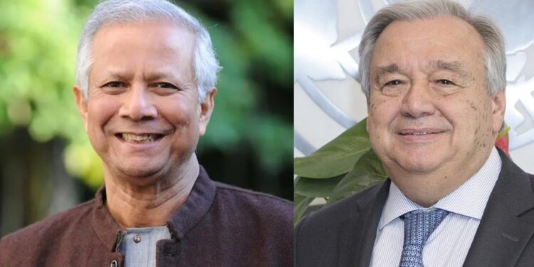 Guterres assures of full supports towards restoring Bangladesh’s inclusive democracy