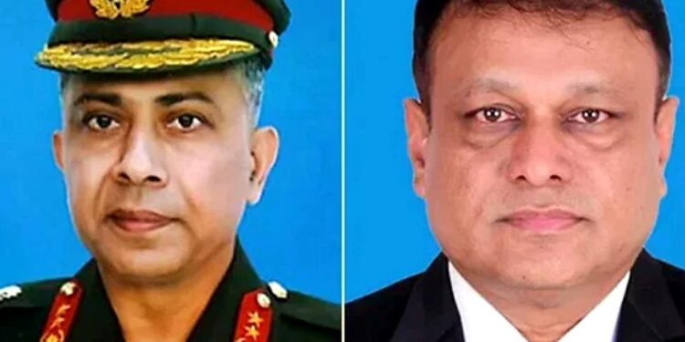 Dismissal of Lt. Gen. Mojibur from Bangladesh Army and compulsory retirement of Saiful