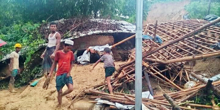 Six people died in landslides at two places in Cox’s Bazar