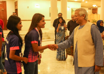 CA accords reception to SAFF winning women footballers
