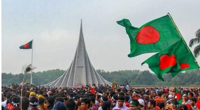 Despite the lack of a huge crowd of enthusiastic people in Bangladesh, the great Victory Day was celebrated