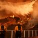 Firefighters’ village sprouts on Malibu beach