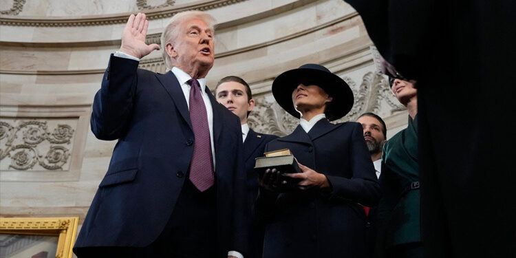 Trump makes history by being sworn in for a second term