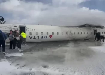Delta plane flips upside down in Toronto crash, at least 17 injured
